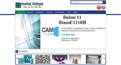 Desktop Screenshot of metalkimya.com.tr